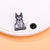 Cartoon Style Cute Letter Cat Alloy Stamping Stoving Varnish Plating Unisex Brooches