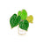 Cartoon Style Cute Pastoral Leaves Plant Alloy Enamel Plating Unisex Brooches