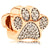 Cartoon Style Cute Paw Print Alloy Inlay Rhinestones Jewelry Accessories