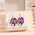 Cartoon Style Cute Paw Print Cat Bat Alloy Enamel Stoving Varnish Women's Drop Earrings