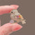 Cartoon Style Cute Pin Animal Insect Alloy Enamel Plating Inlay Rhinestones Unisex Brooches