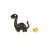 Cartoon Style Cute Pin Dinosaur Alloy Enamel Stoving Varnish Kid'S Brooches