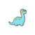 Cartoon Style Cute Pin Dinosaur Alloy Stoving Varnish Women's Brooches