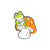 Cartoon Style Cute Pin Frog Alloy Stoving Varnish Unisex Brooches