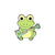 Cartoon Style Cute Pin Frog Alloy Stoving Varnish Unisex Brooches