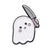 Cartoon Style Cute Pin Ghost Alloy Stoving Varnish Women's Brooches