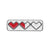 Cartoon Style Cute Pin Heart Shape Alloy Plating Unisex Brooches