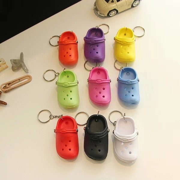 Cartoon Style Cute Slippers Alloy Bag Pendant Keychain