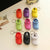 Cartoon Style Cute Slippers Alloy Bag Pendant Keychain