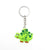 Cartoon Style Dinosaur Synthetics Keychain