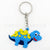 Cartoon Style Dinosaur Synthetics Keychain