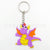 Cartoon Style Dinosaur Synthetics Keychain