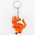 Cartoon Style Dinosaur Synthetics Keychain