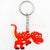 Cartoon Style Dinosaur Synthetics Keychain