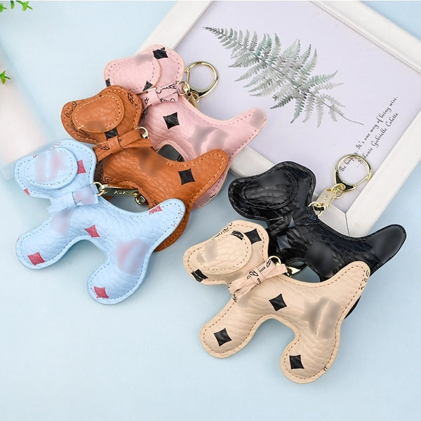 Cartoon Style Dog Metal Unisex Bag Pendant Keychain 1 Piece