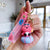 Cartoon Style Doll Letter PVC Unisex Keychain