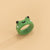 Cartoon Style Frog Women's Rings