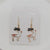 Cartoon Style Geometric Alloy Plating Women's Earrings 1 Pair