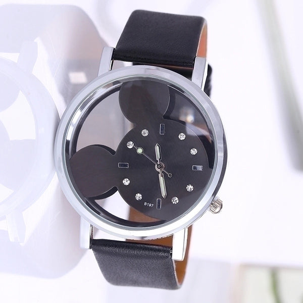 Cartoon Style Geometric Buckle Quartz Women's Watches