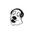 Cartoon Style Ghost Alloy Stoving Varnish Brooches