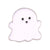 Cartoon Style Ghost Alloy Stoving Varnish Plating Kid's Brooches