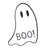 Cartoon Style Ghost Alloy Stoving Varnish Plating Kid's Brooches