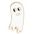 Cartoon Style Ghost Alloy Stoving Varnish Plating Kid's Brooches