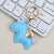 Cartoon Style Horse Pu Leather Unisex Keychain