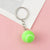 Cartoon Style Letter Ball Football Pvc Alloy Unisex Bag Pendant Keychain