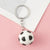 Cartoon Style Letter Ball Football Pvc Alloy Unisex Bag Pendant Keychain