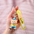 Cartoon Style Letter Bottle Pvc Unisex Bag Pendant Keychain