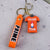 Cartoon Style Letter Pvc Unisex Bag Pendant Keychain