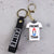 Cartoon Style Letter Pvc Unisex Bag Pendant Keychain