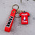 Cartoon Style Letter Pvc Unisex Bag Pendant Keychain