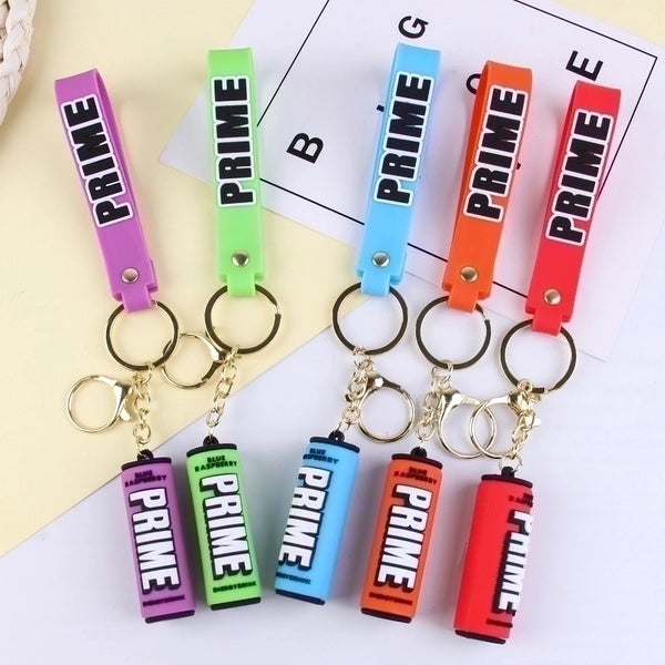 Cartoon Style Letter Pvc Unisex Bag Pendant Keychain