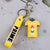 Cartoon Style Letter Pvc Unisex Bag Pendant Keychain