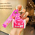 Cartoon Style Letter Silica Gel Women's Bag Pendant Keychain