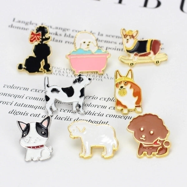 Cartoon Style Pin Alloy Plating No Inlaid Unisex Brooches