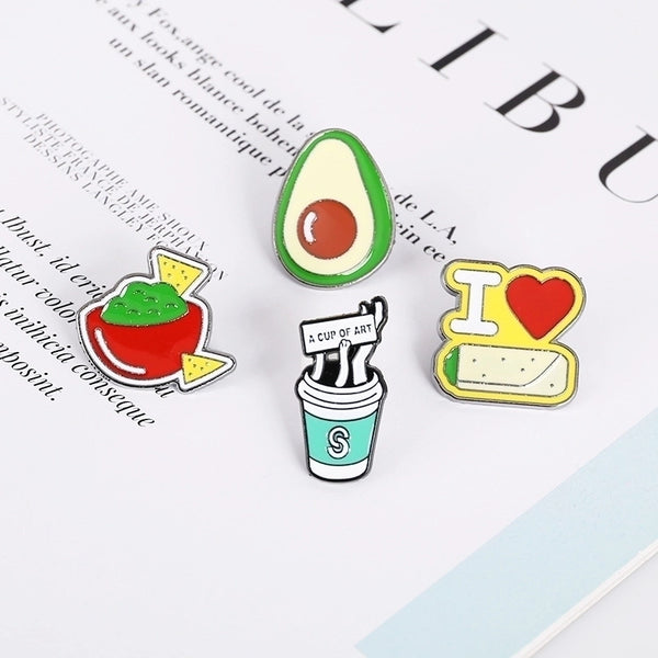 Cartoon Style Pin Alloy Plating No Inlaid Unisex Brooches