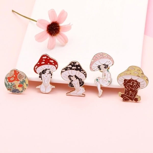 Cartoon Style Pin Alloy Plating No Inlaid Unisex Brooches