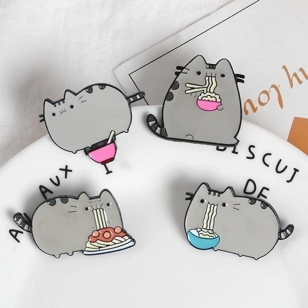 Cartoon Style Pin Animal Alloy Enamel Unisex Brooches