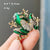 Cartoon Style Pin Animal Alloy Inlay Rhinestones Unisex Brooches