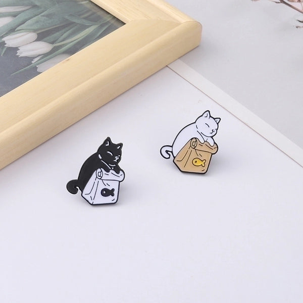 Cartoon Style Pin Animal Alloy Plating No Inlaid Unisex Brooches