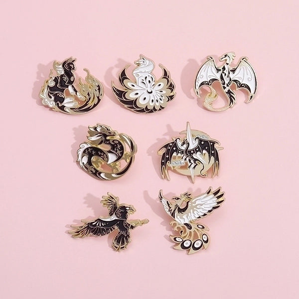 Cartoon Style Pin Animal Alloy Plating Unisex Brooches