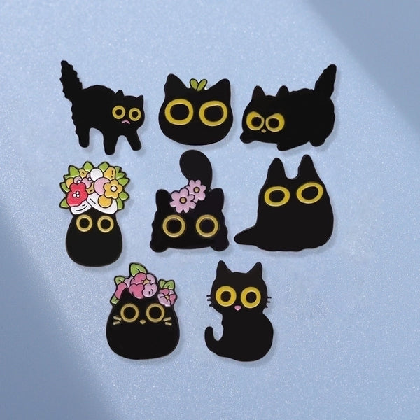 Cartoon Style Pin Animal Alloy Plating Unisex Brooches