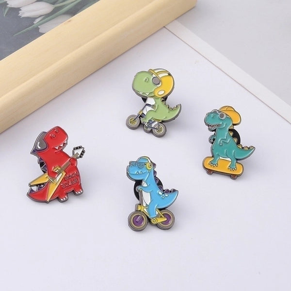 Cartoon Style Pin Animal Alloy Plating Unisex Brooches