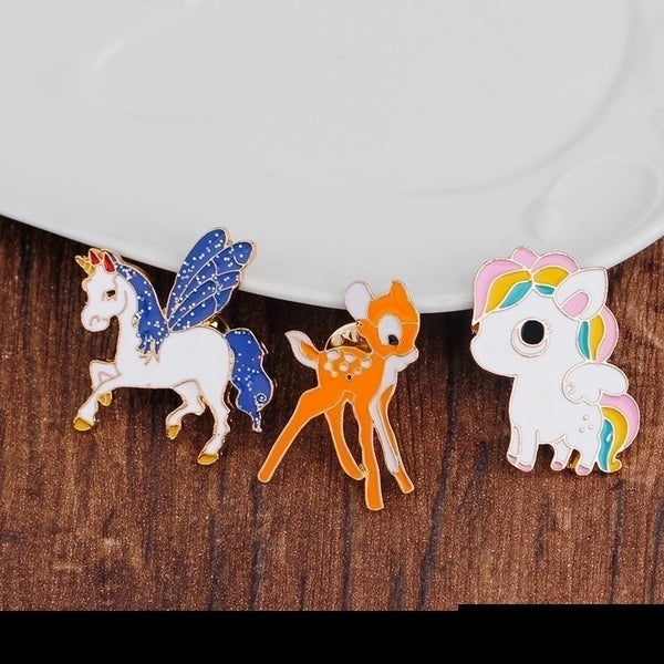 Cartoon Style Pin Animal Alloy Plating Unisex Brooches