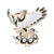 Cartoon Style Pin Animal Alloy Plating Unisex Brooches