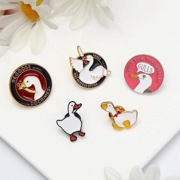 Cartoon Style Pin Animal Alloy Plating Women'S Brooches