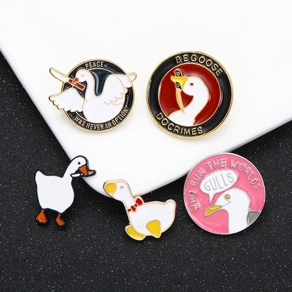 Cartoon Style Pin Animal Alloy Plating Women'S Brooches